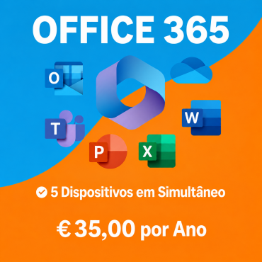 OFFICE 365 Word, Excel, PowerPoint, Outlook 35,00 Euros por ano