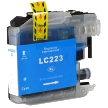 Tinteiro Brother Compatível LC221 / LC223 XL Azul